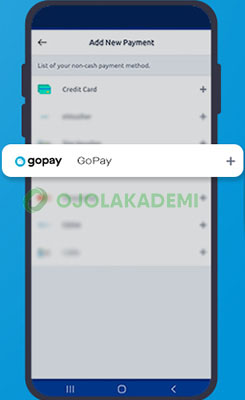 Menghubungkan GoPay ke MyBlueBird