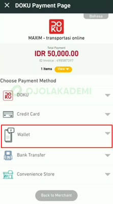 Doku Payment Page