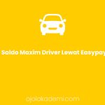 Cara Isi Saldo Maxim Driver Lewat Easypay Mobile