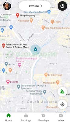 Maps Lama Gojek